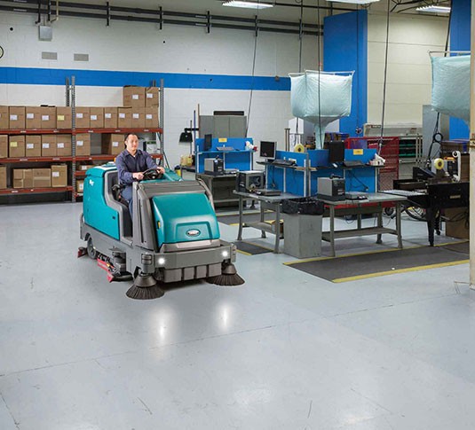 Instalação de fabricante de varredora-lavadora M17